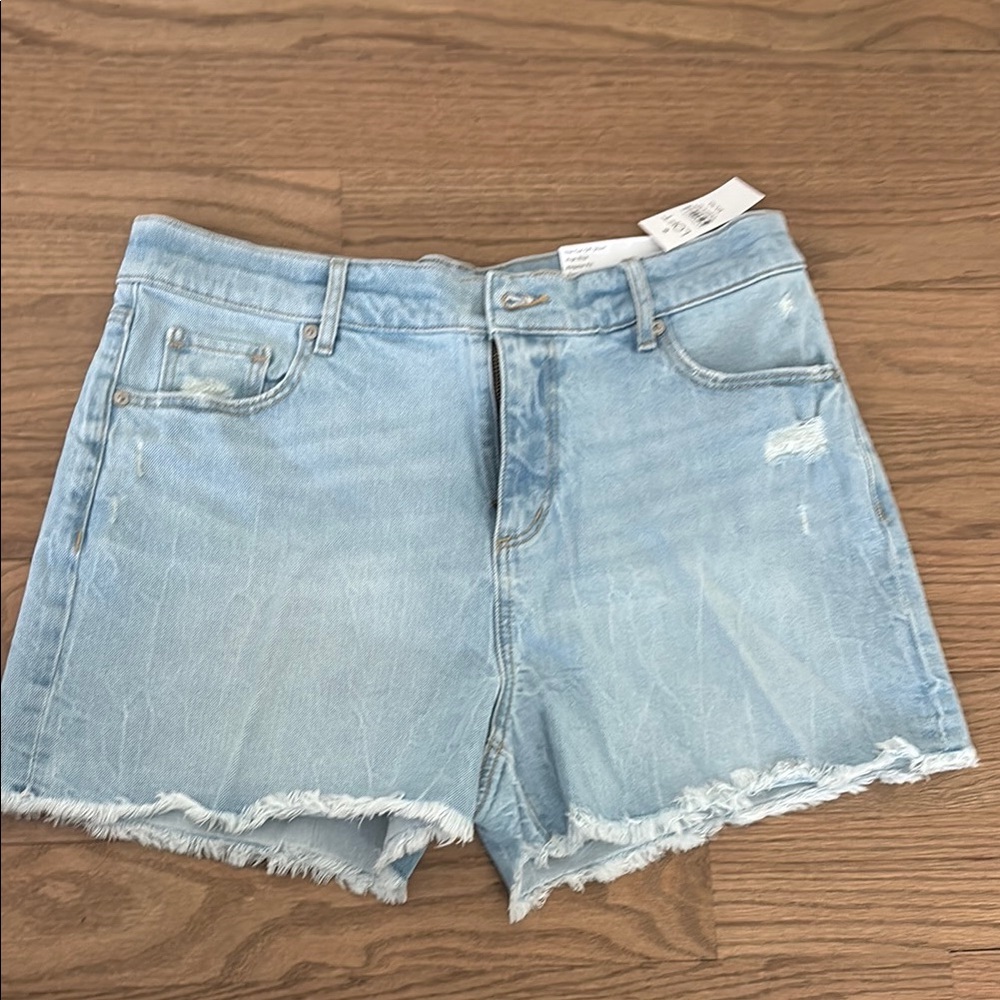 Light Blue Denim Women's Shorts